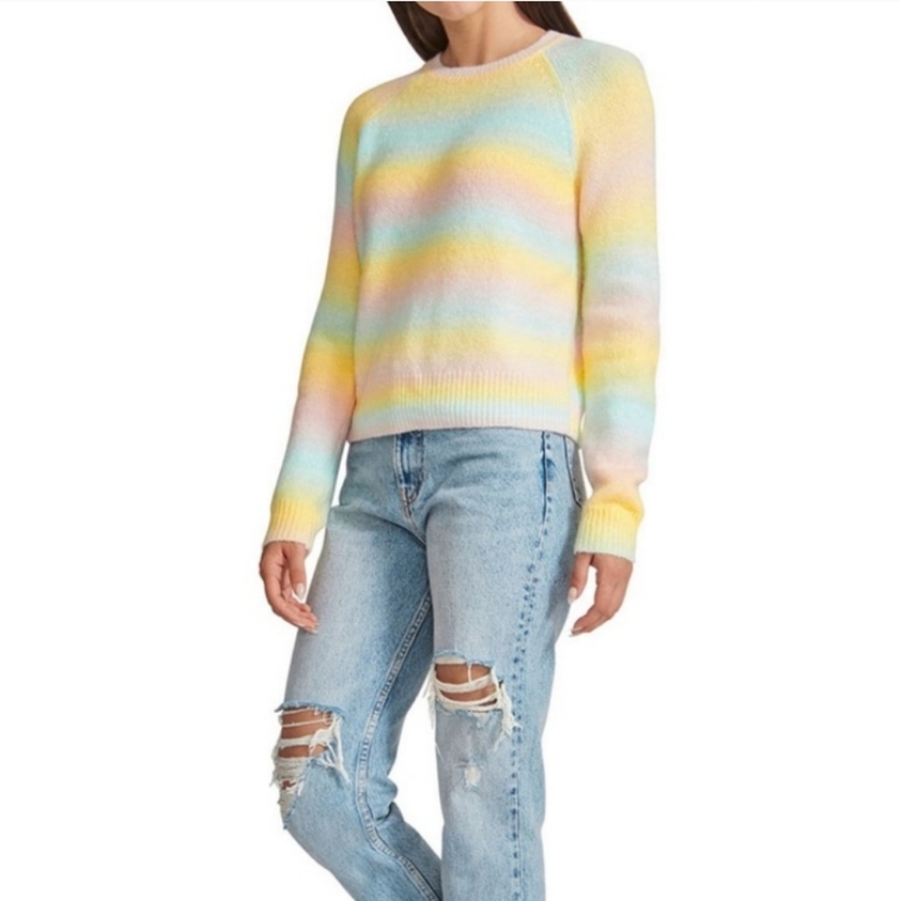 BB Dakota x Steve Madden multicolor pastel pullover women's size Large